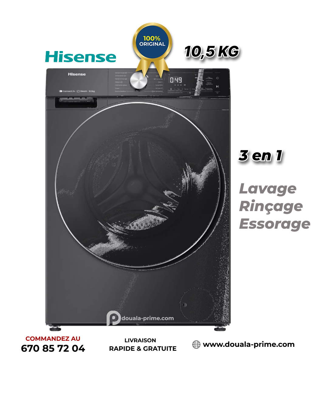 MACHINE A LAVER 10.5KG FRONT LOAD CONNECT LIFE - WF3S1043BB