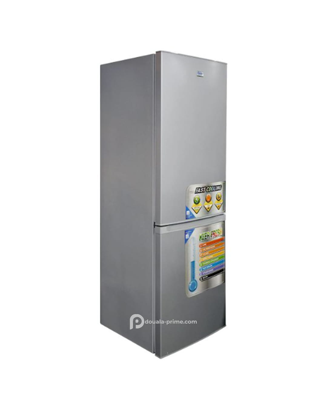 Réfrigérateur combiné Oscar OSC-R355C - 255 Litres - Classe énergétique A - 40dB - R600a - Gris