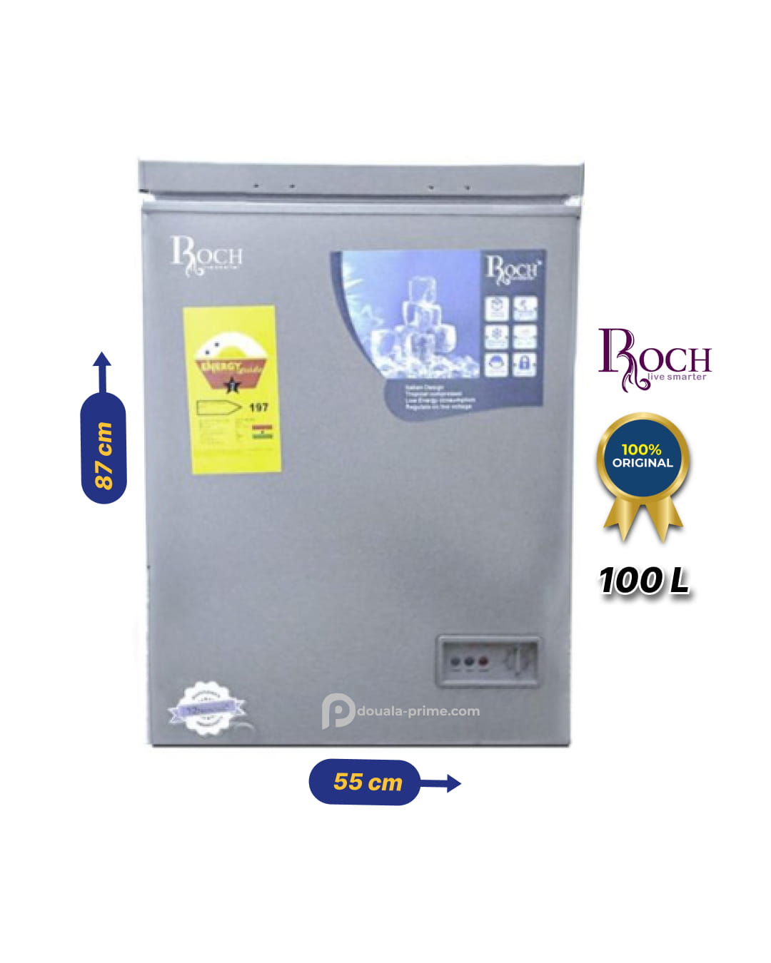 CONGELATEUR COFFRE ROCH RCF-120-B 100L
