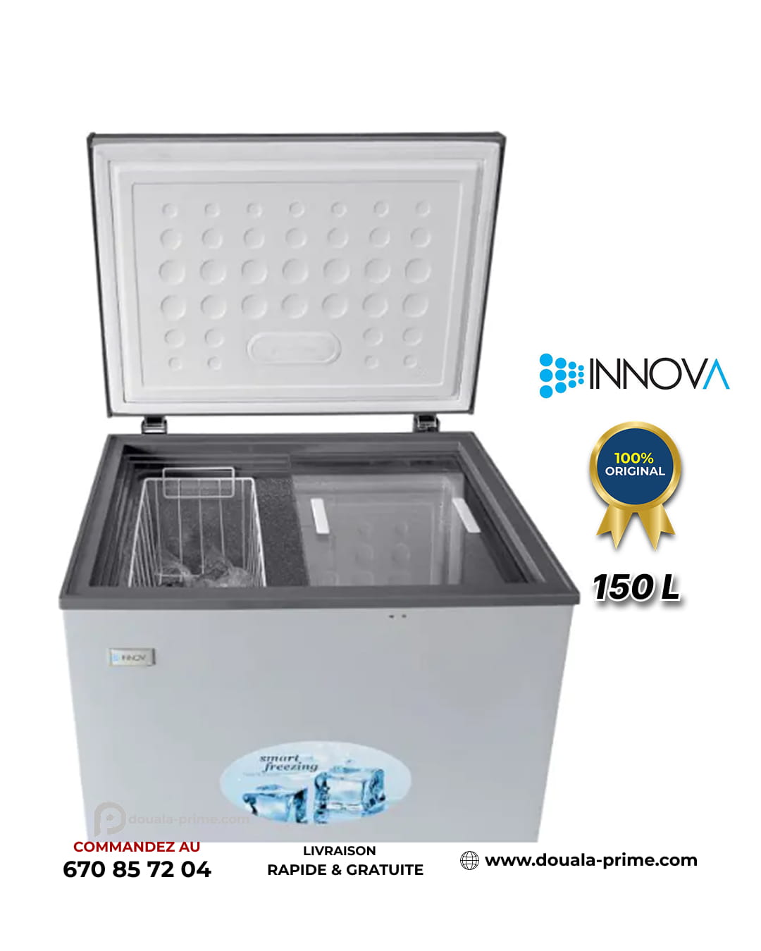 CONGELATEUR COFFRE INNOVA IN-277 150L