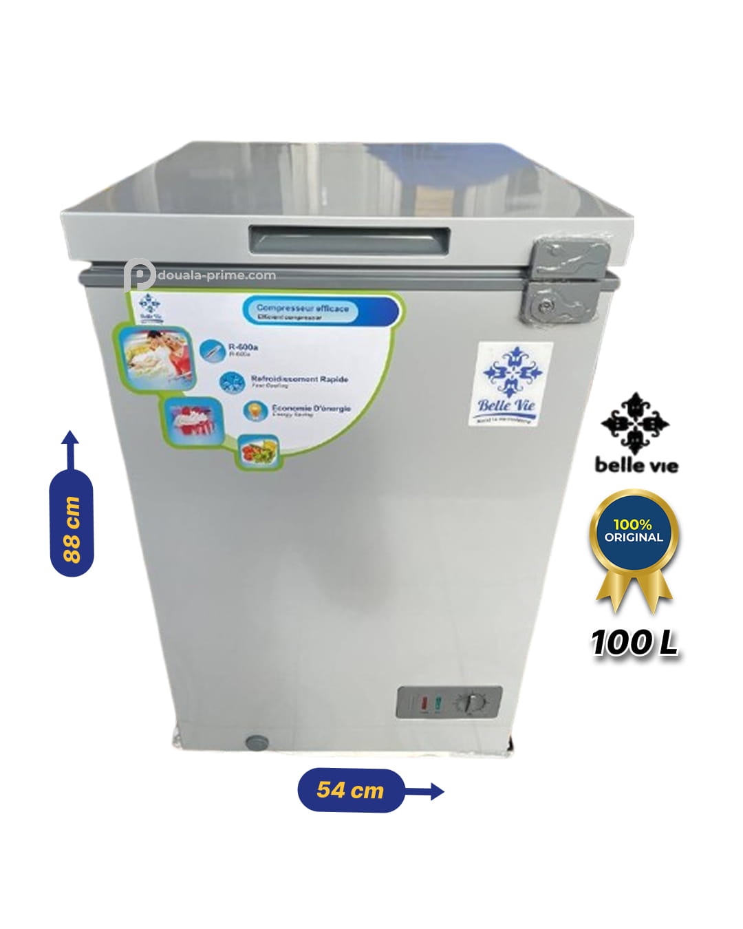 Congelateur Coffre Belle Vie - BVC-129 - 100L - Gris