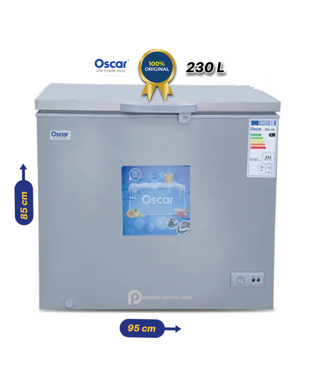 CONGELATEUR COFFRE OSCAR OSC-350 230L