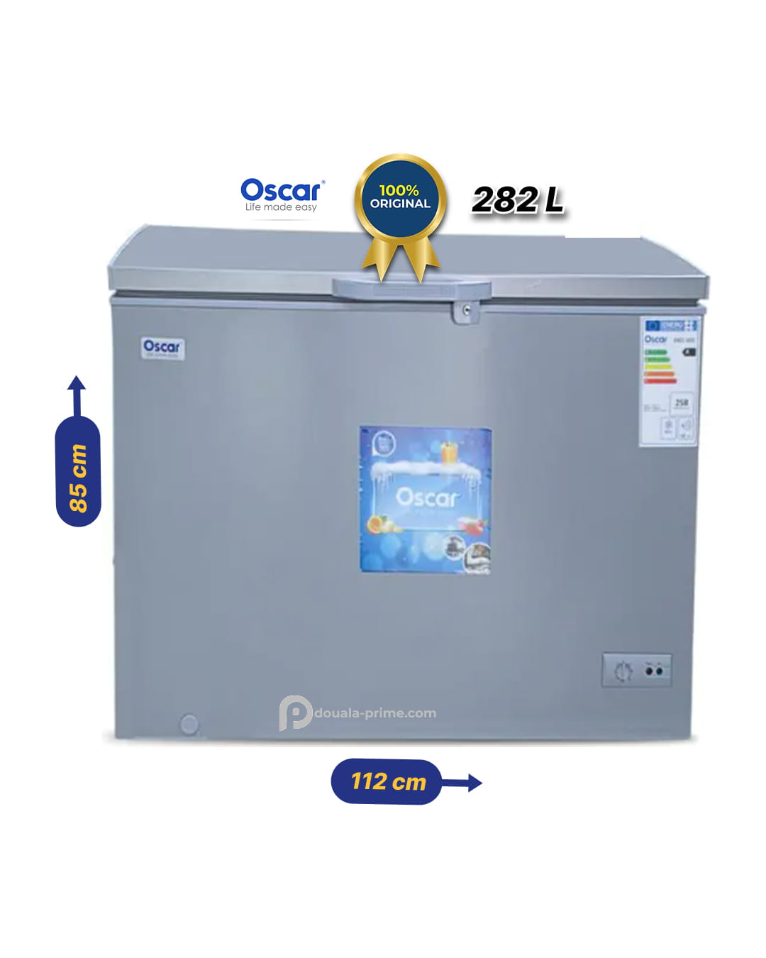 CONGELATEUR COFFRE OSCAR OSC-400 282L