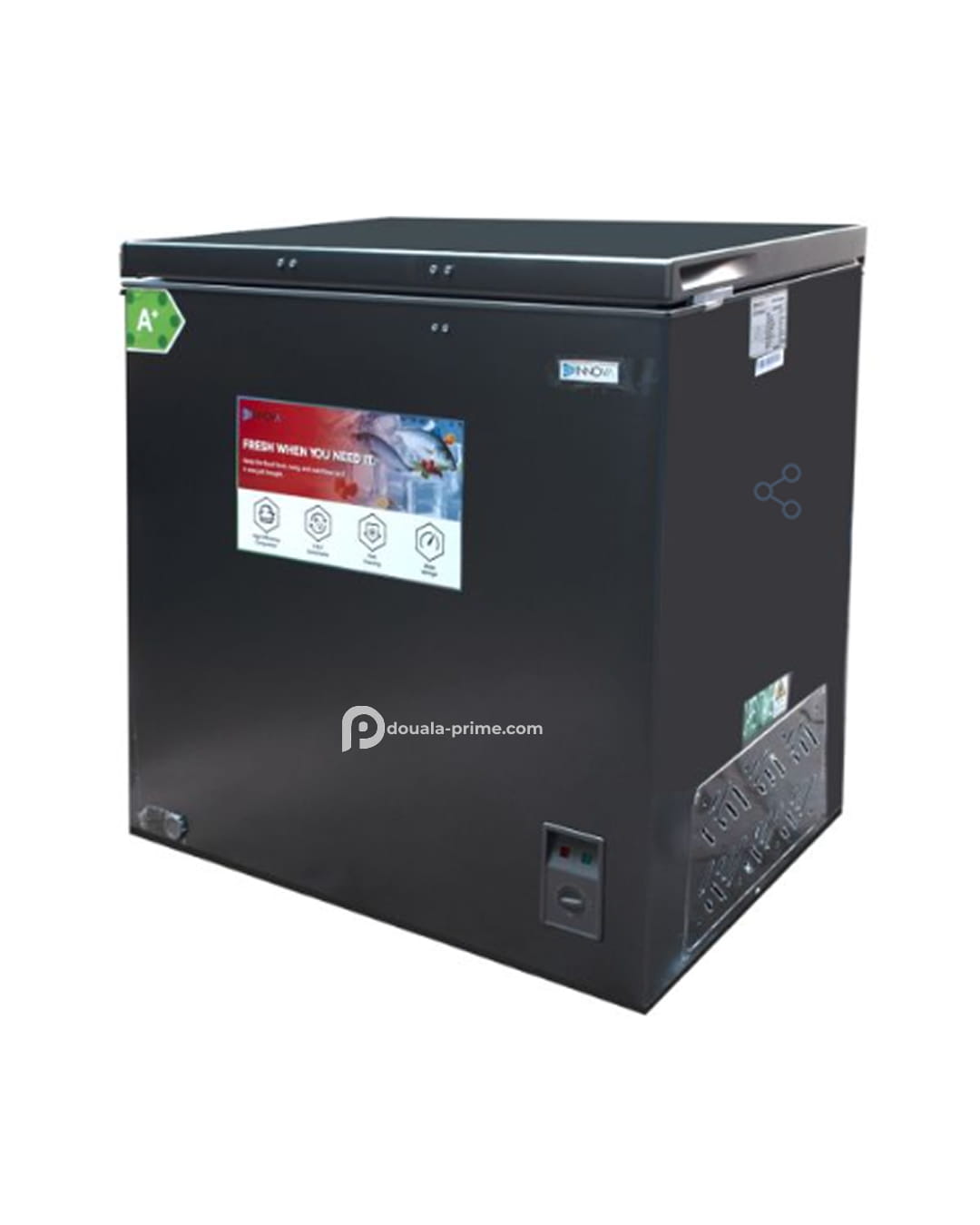Congélateur Coffre INNOVA - IN369- 200L - Gris