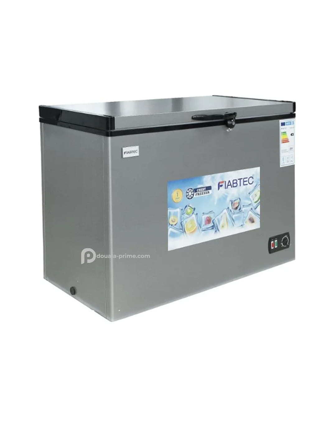 Congélateur coffre - FIABTEC - FTCFQ-258 - 258 Litres - Classe Éco A+ - Gris