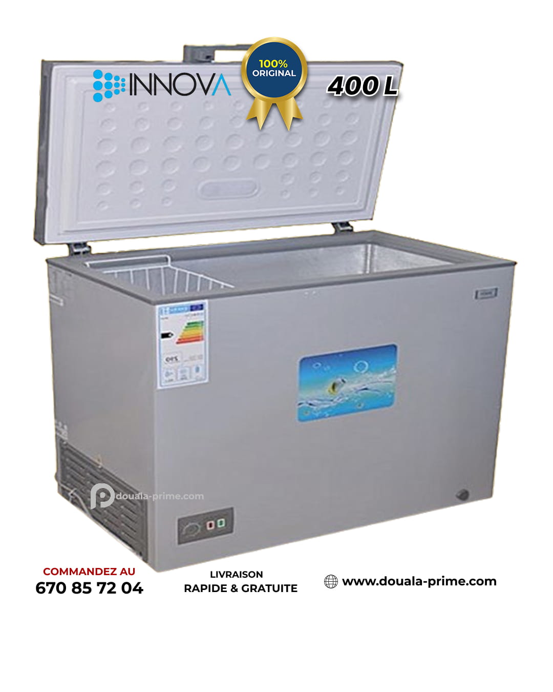 CONGELATEUR COFFRE INNOVA IN-549 400L