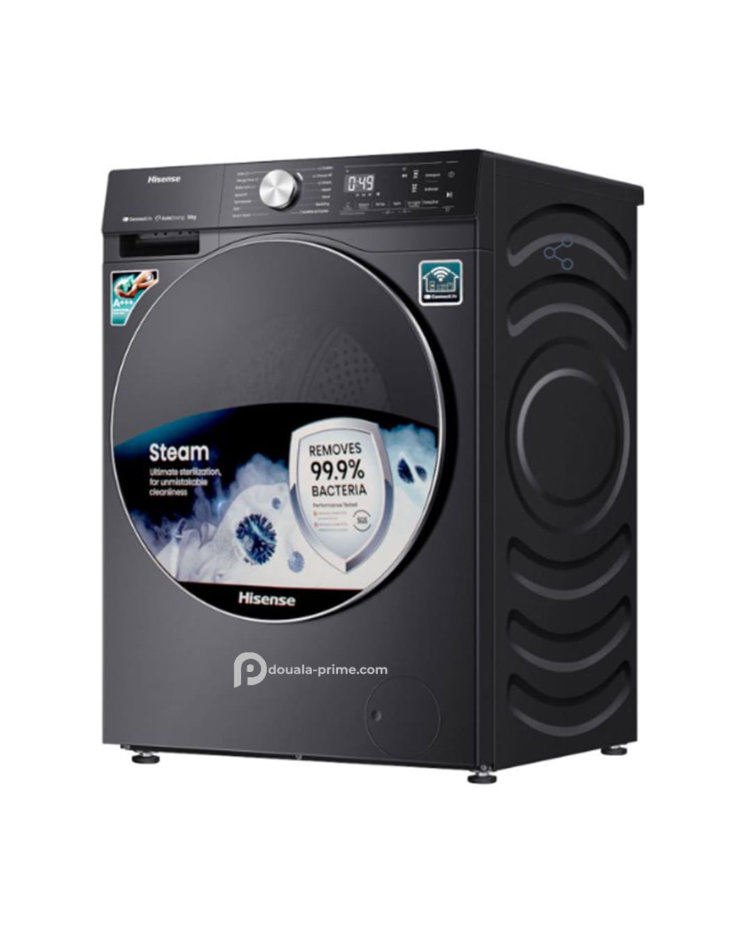 Machine à Laver Automatique - HISENSE - 12KG - WF5D1243 - Argent 