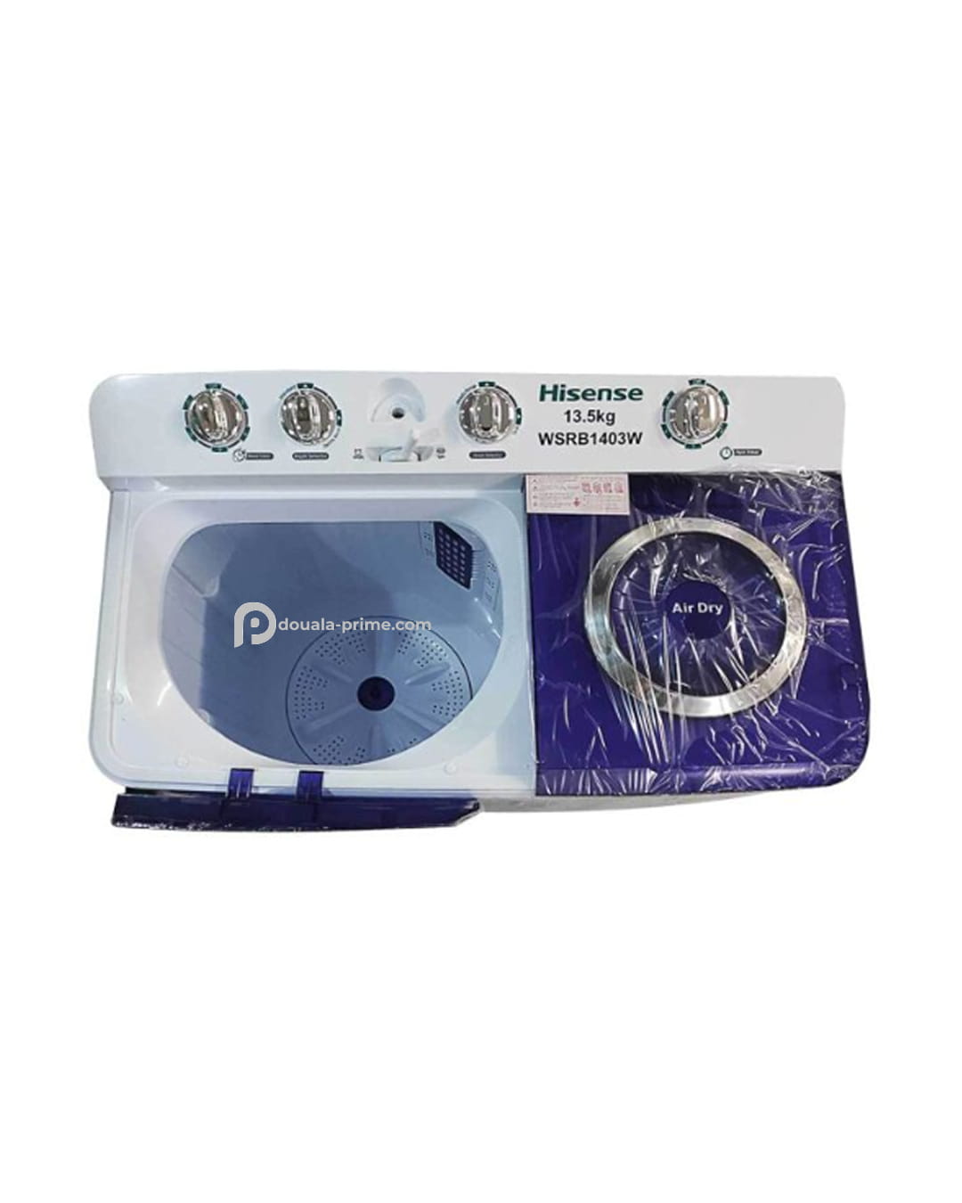 Machine à Laver Semi-Automatique Hisense - 13.5KG - WSRB143W - Blanc
