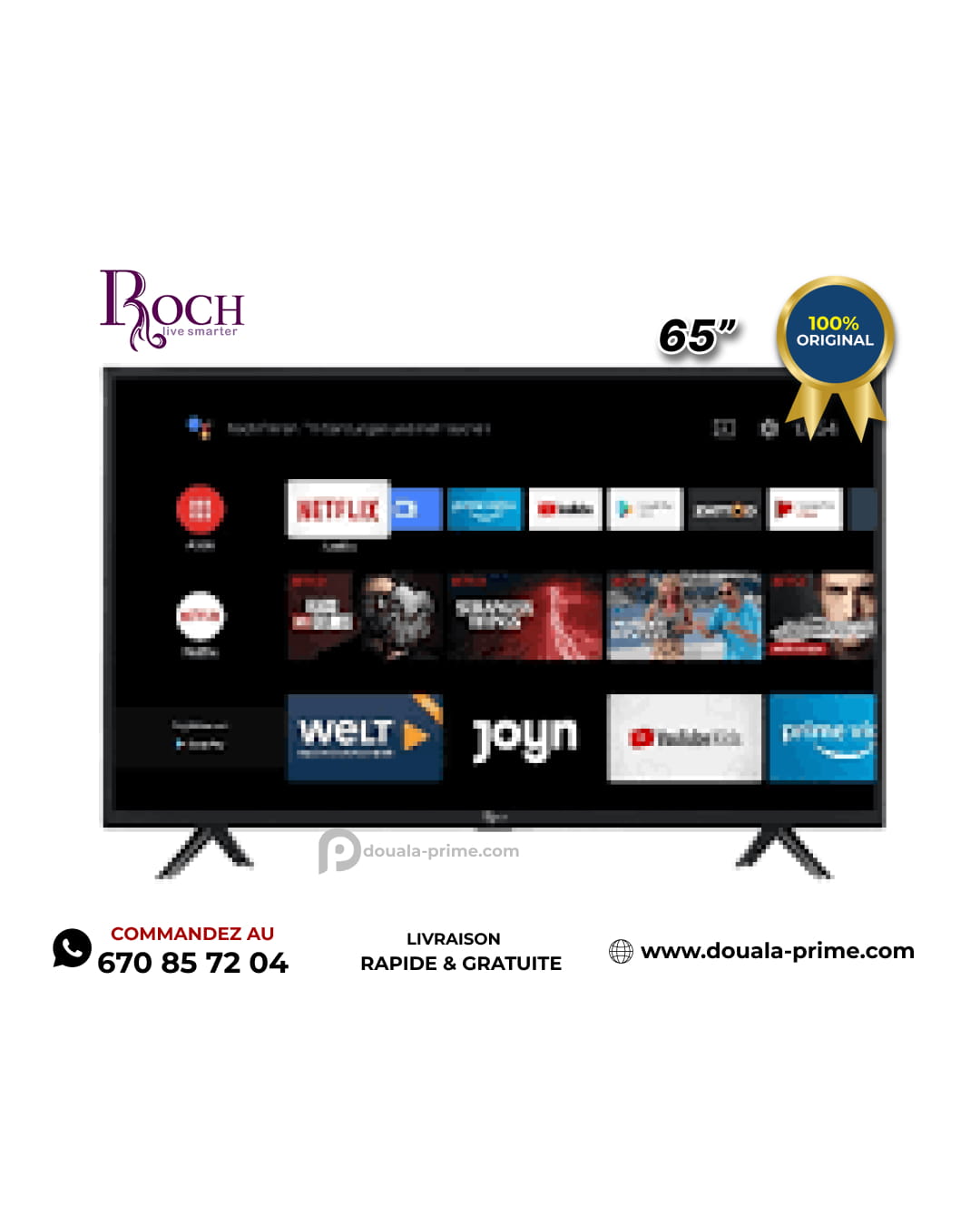 SMART TV ROCH 65 POUCES