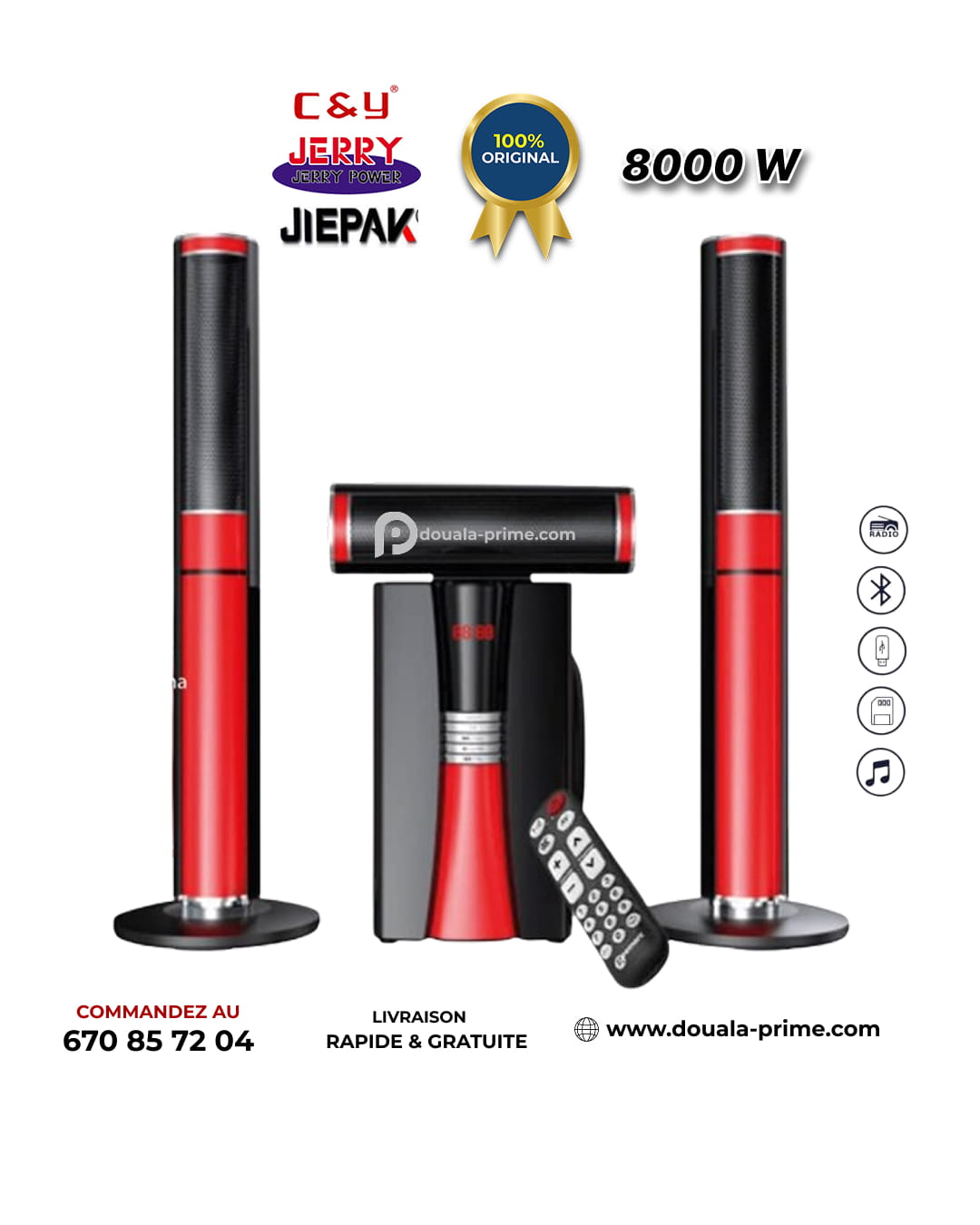 BARRE DE SON MAXBEST RECHARGEABLE