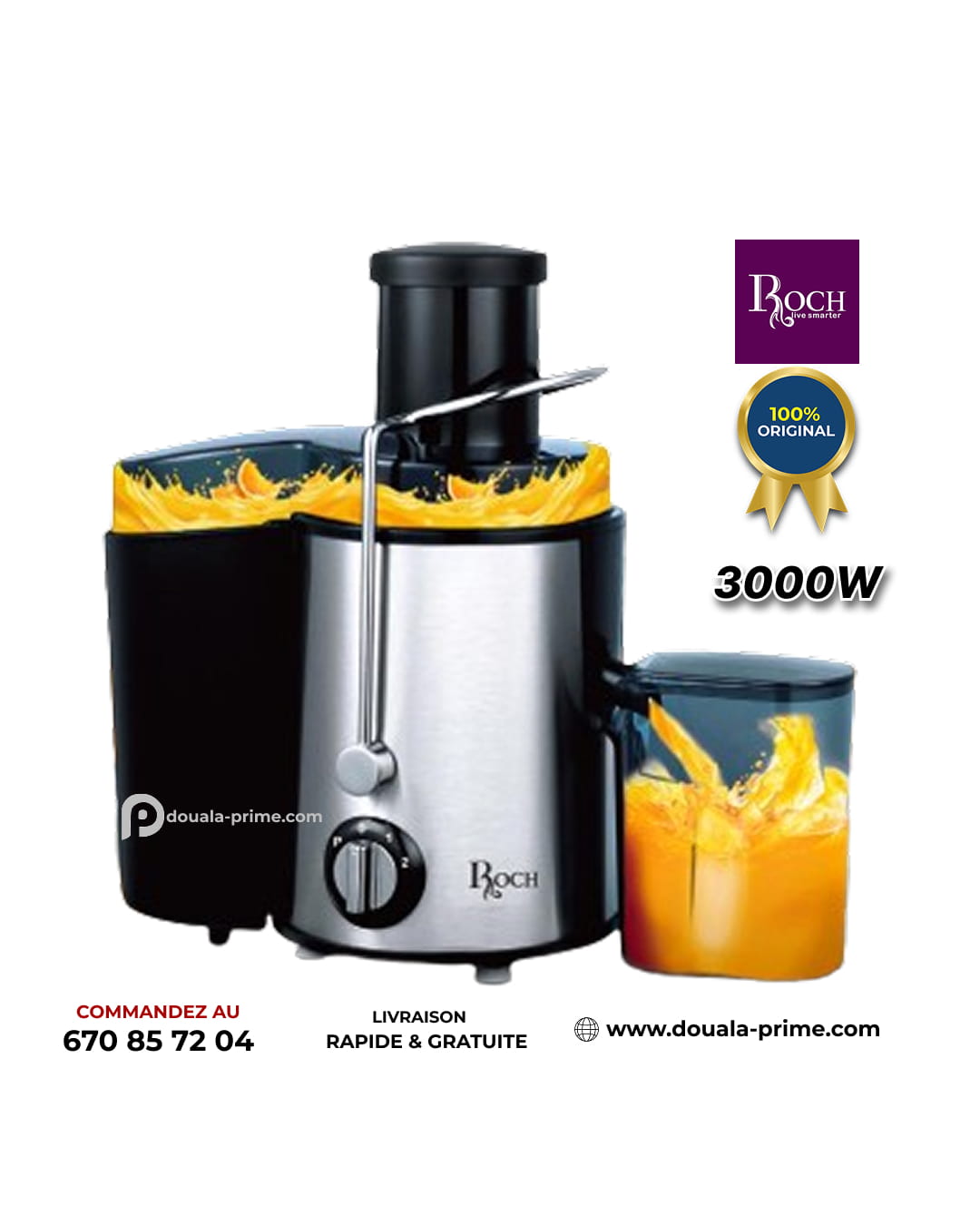EXTRACTEUR DE JUS ROCH  RJB-301-D