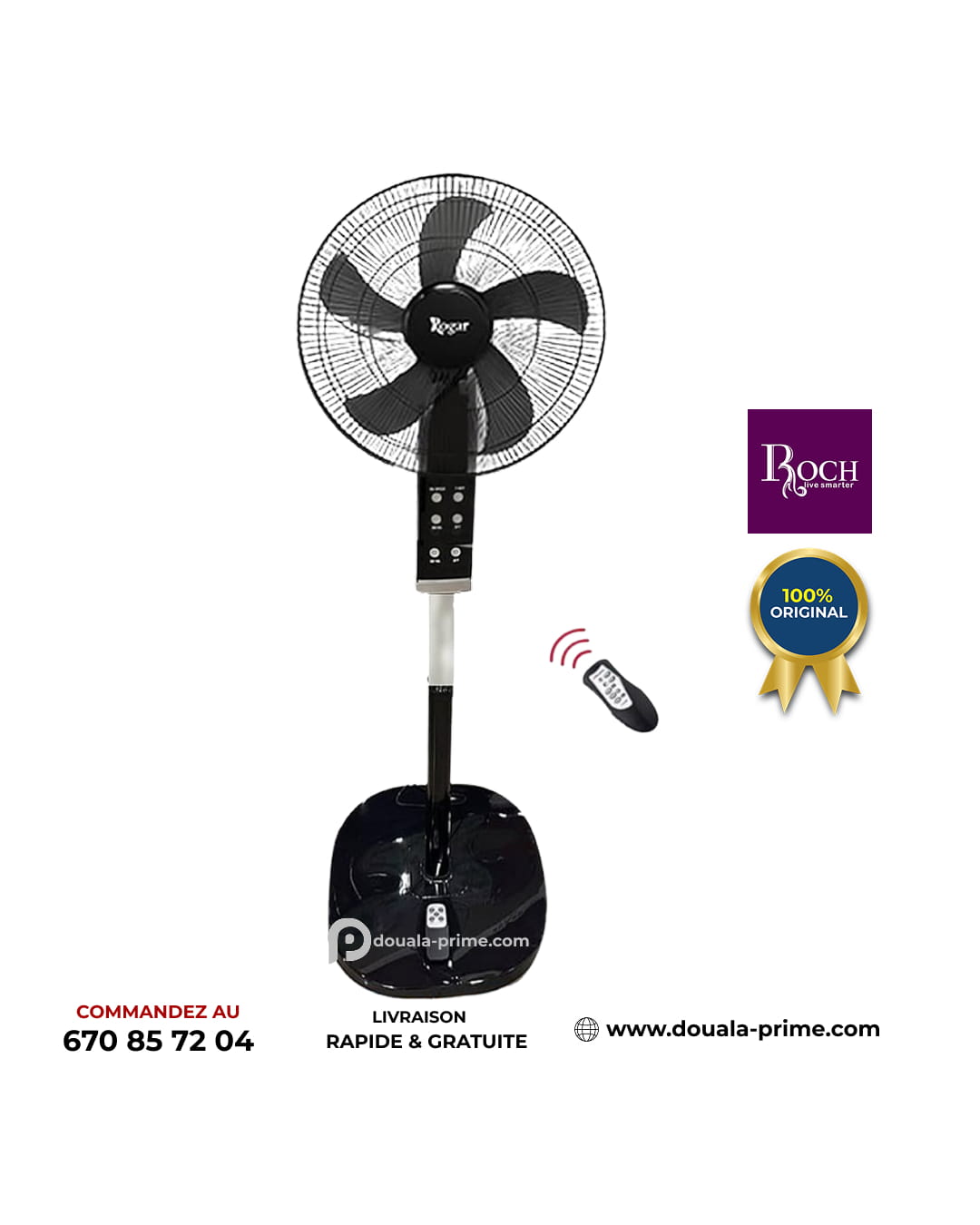 VENTILATEUR SUR PIED ROCH RSF-1875R-C