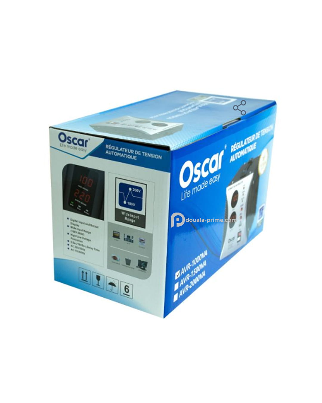 REGULATEUR DE TENSION - OSCAR - AVR-1000VA
