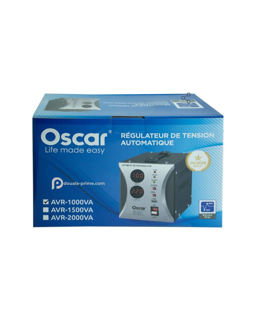 REGULATEUR DE TENSION - OSCAR - AVR-2000VA