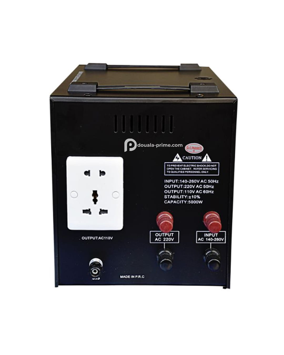 Régulateur de tension numérique - N.D.E 9 ND-DAVRC - 220/110V - 2000W - Noir
