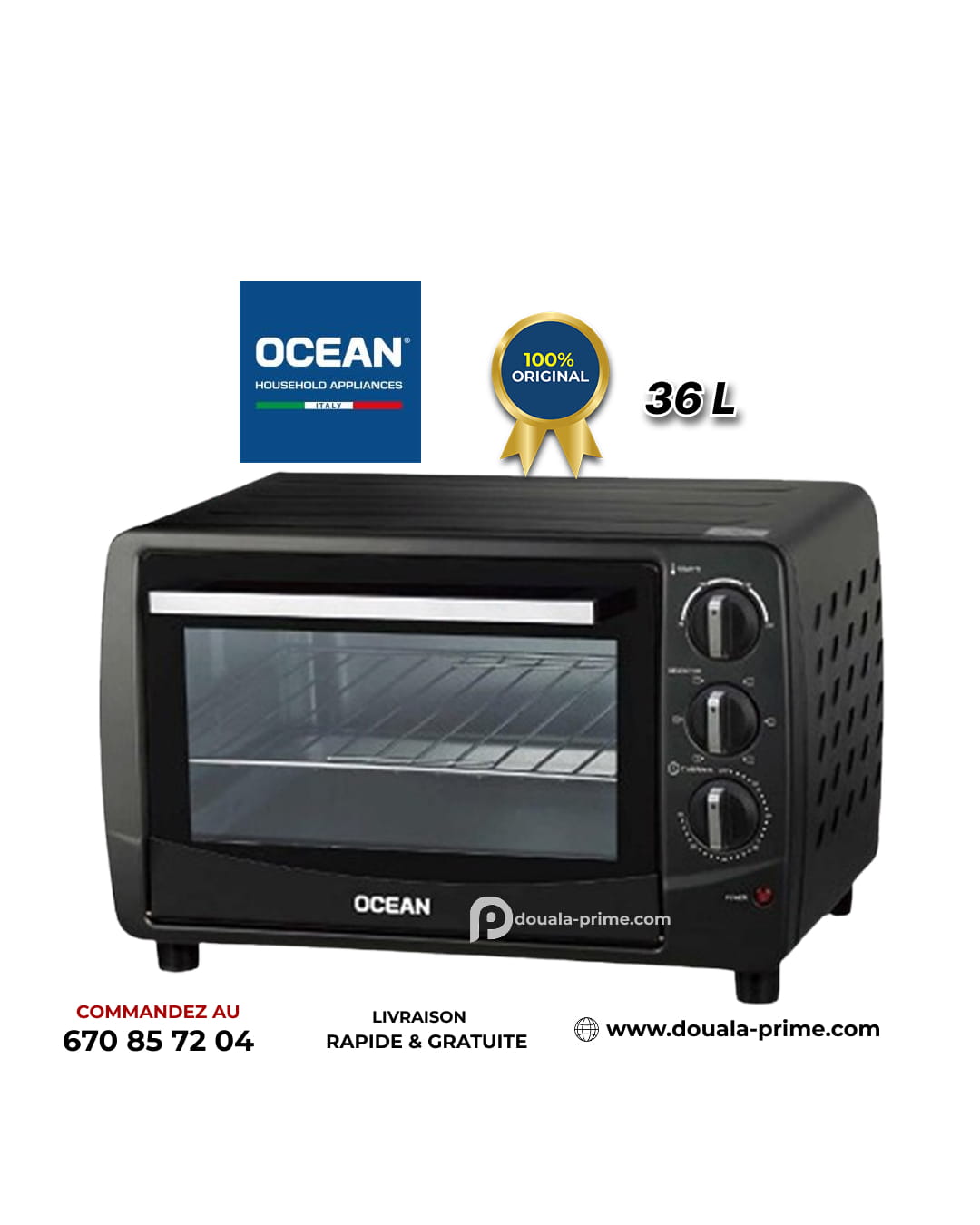 FOUR ELECTRIQUE OCEAN 36L  OCTO36LCR