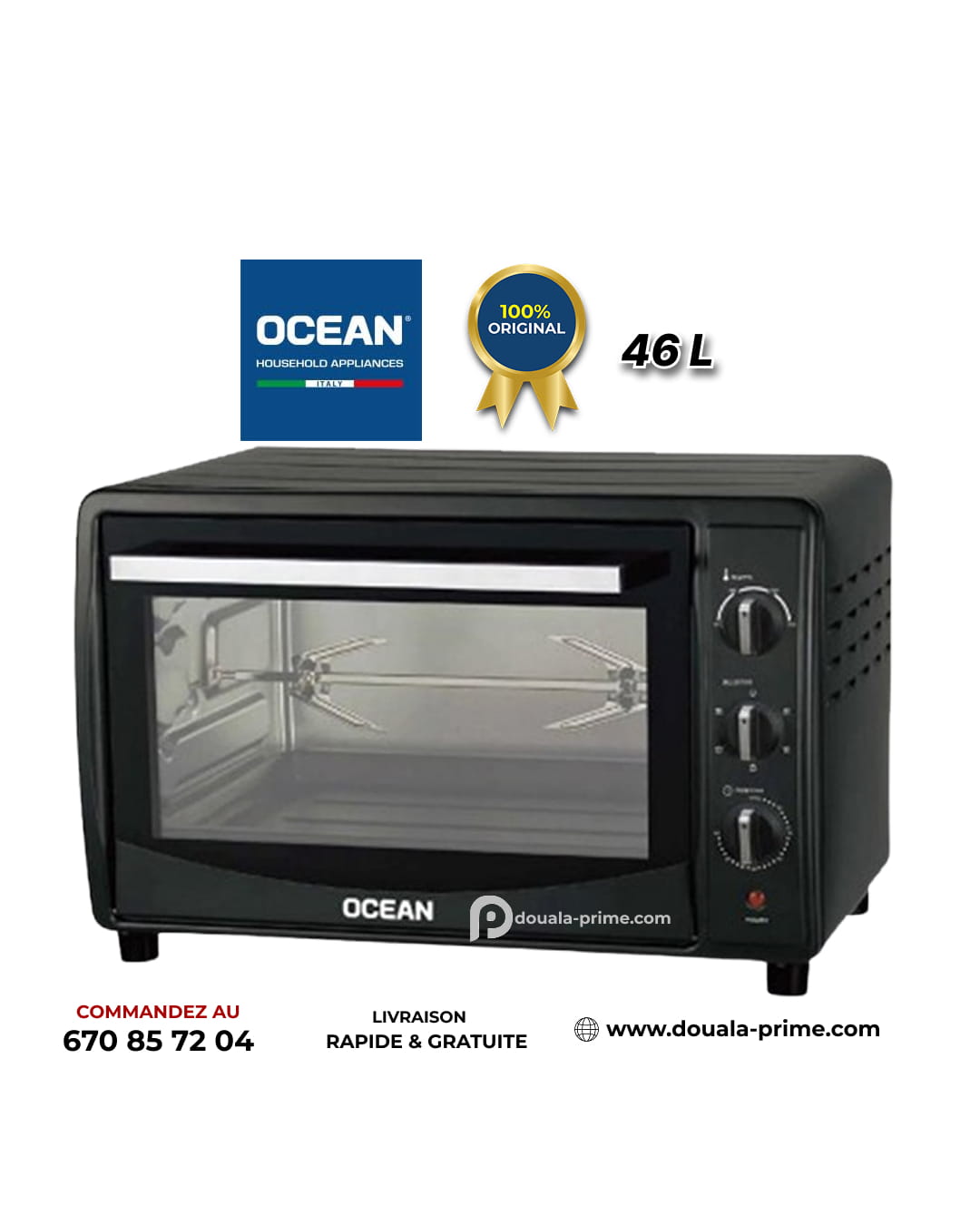 FOUR ELECTRIQUE OCEAN 46L  OCTO46LCR