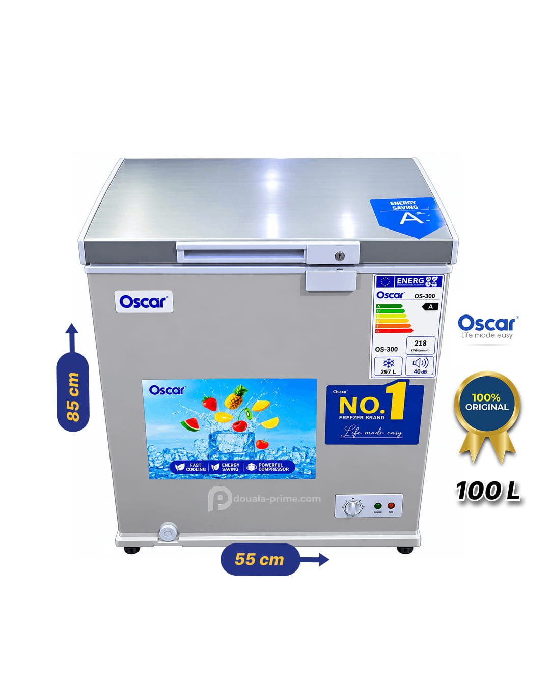 CONGELATEUR COFFRE OSCAR OSC-150 100L CLASSE A+